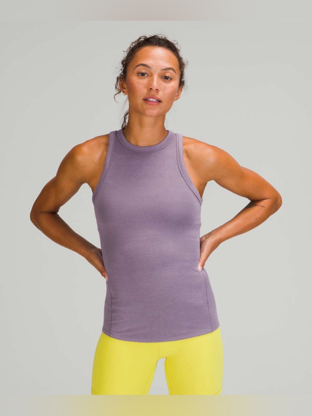 Lululemon Hold Tight Crewneck Tank Top size 4 Dusky Lavender DKLV